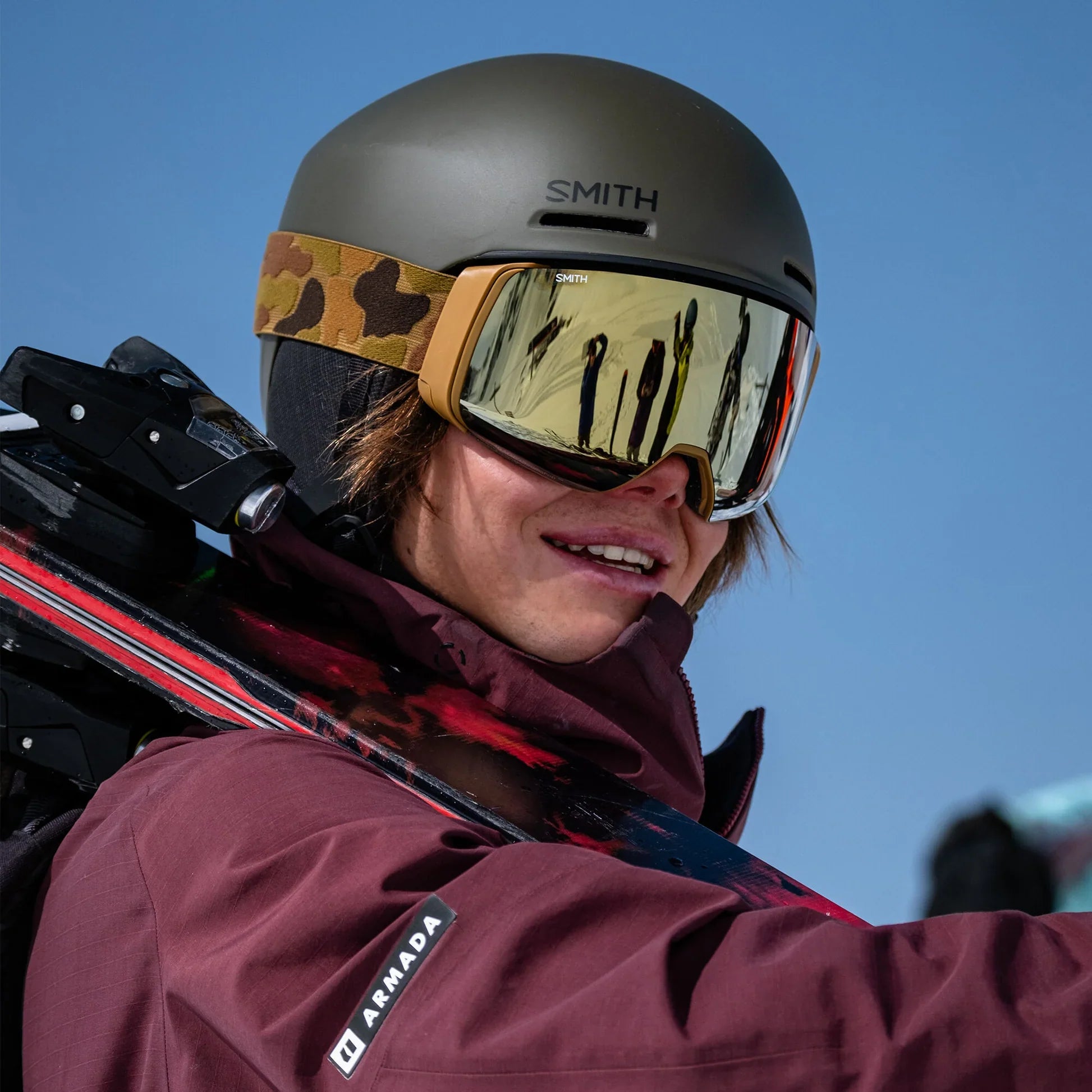 goggles compatible with smith helmet Frontier Carbonic-x Lens Performance Snowsports Goggles with Replaceable Lens for Skiing & Snowboarding for Men & Women Black + Green Sol-X Mirror : Sports & Outdoors The Smith Proxy goggles combine the wide field of view of a spherical lens with the contrast One of our best helmets