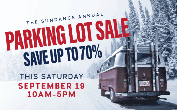 2020 PARKING LOT SALE - SEP. 19!