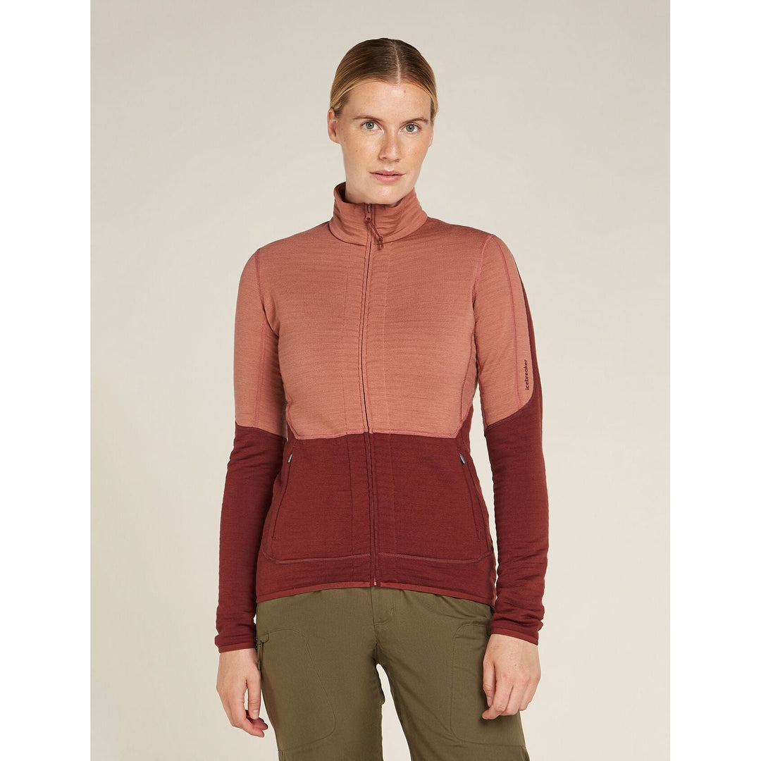 Icebreaker W Merino 400 RealFleece™ Descender LS Zip