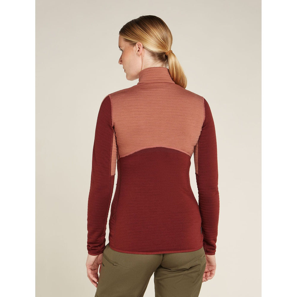 Icebreaker W Merino 400 RealFleece™ Descender LS Zip
