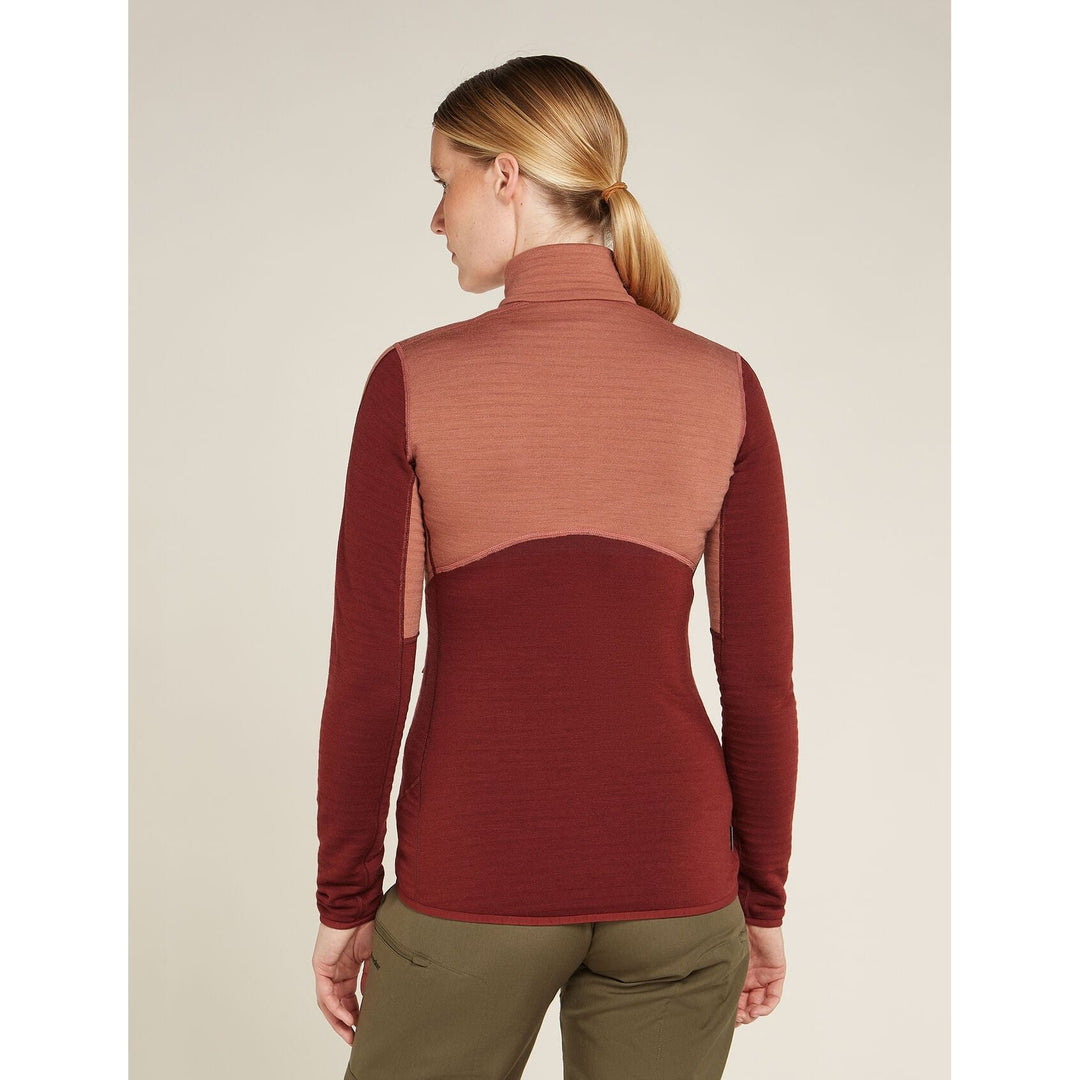 Icebreaker W Merino 400 RealFleece™ Descender LS Zip