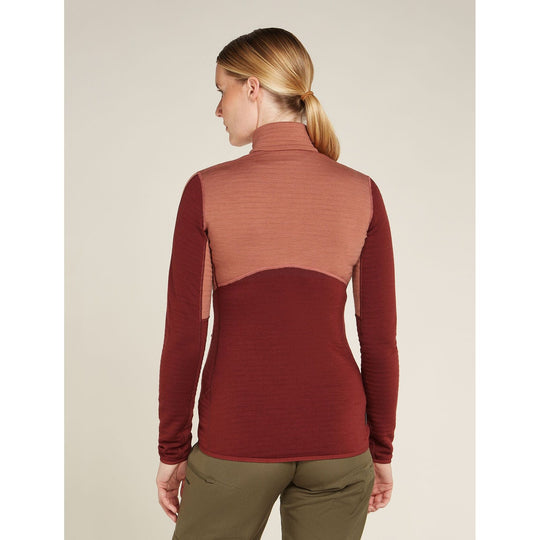 Icebreaker W Merino 400 RealFleece™ Descender LS Zip