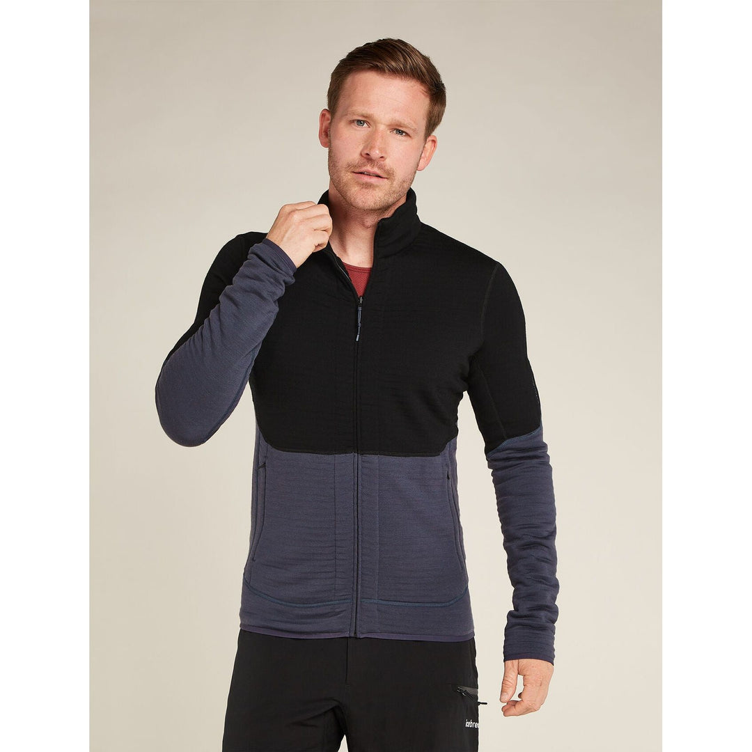 Icebreaker M Merino 400 RealFleece™ Descender LS Zip