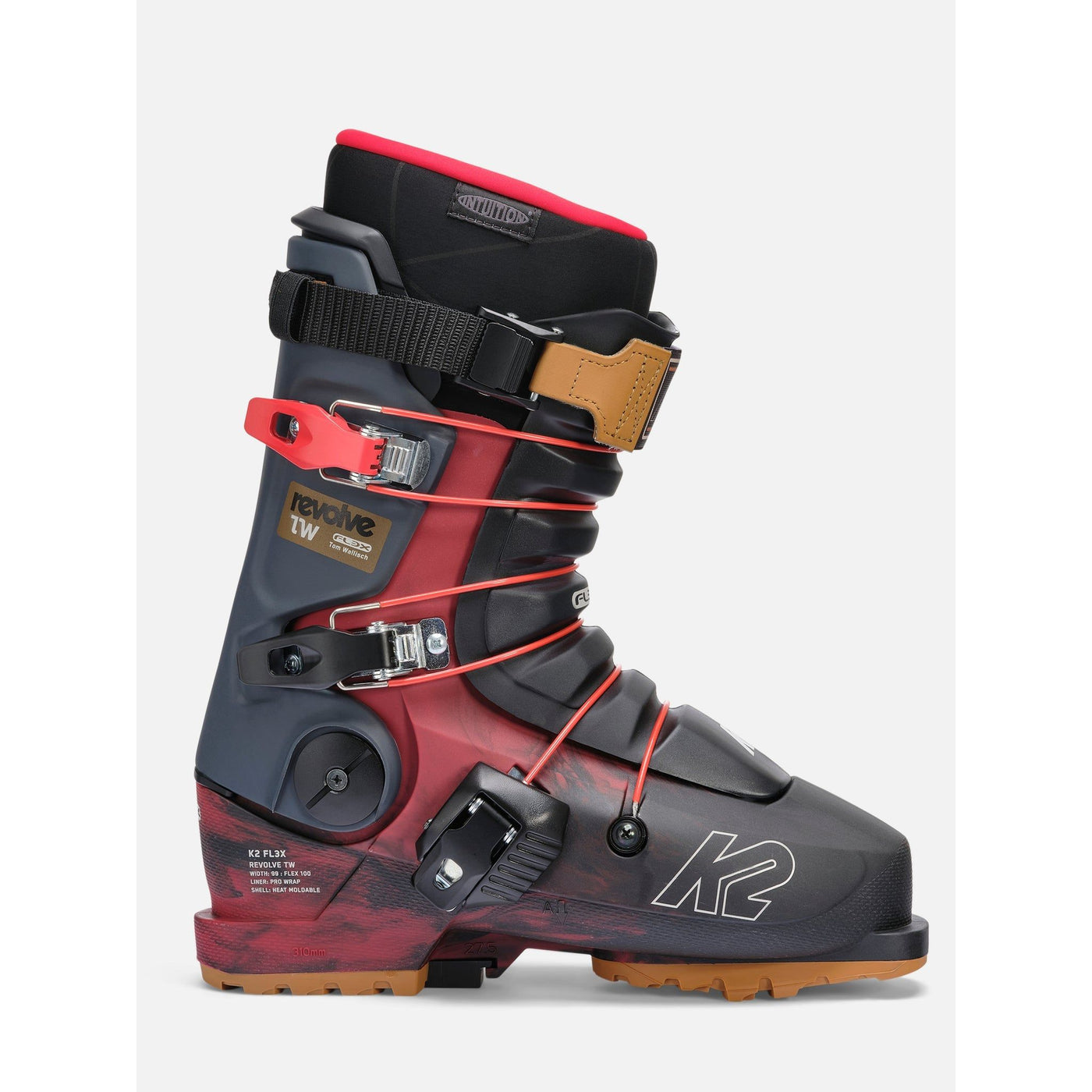 k2 fl3x revolve ski boots 2024 Team Women's Designed for K2 3 piece FL3X boot collection because of grilamids superior strength to weight ratio and consistent flex across a wide range of temperatures K2 Revolve Pro Men's Ski