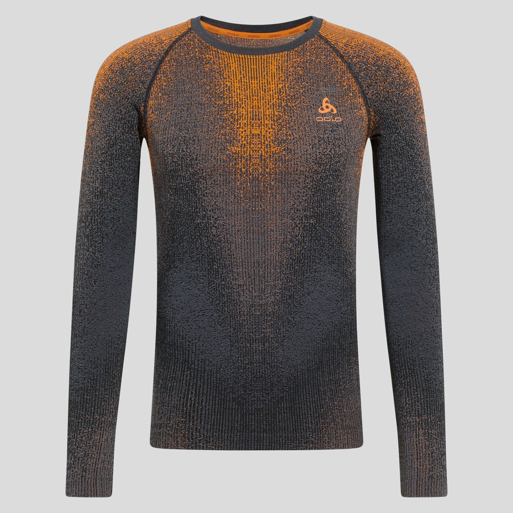 Odlo M Base Layer Top Crew Neck L/S Blackcomb Eco