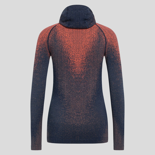 Odlo W Base Layer Top Facemask L/S Blackcomb Eco