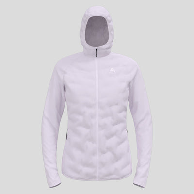 Odlo W Zeroweight Insulator hybrid mid layer hooded zip