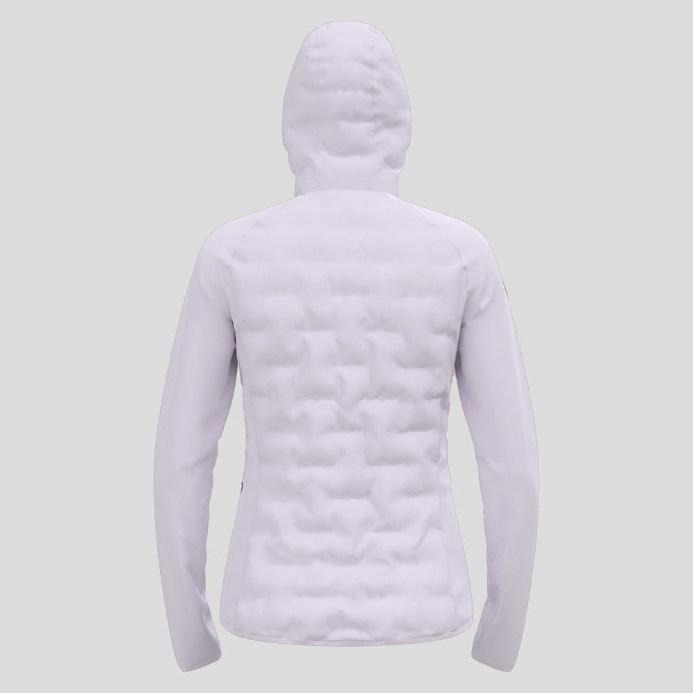 Odlo W Zeroweight Insulator hybrid mid layer hooded zip