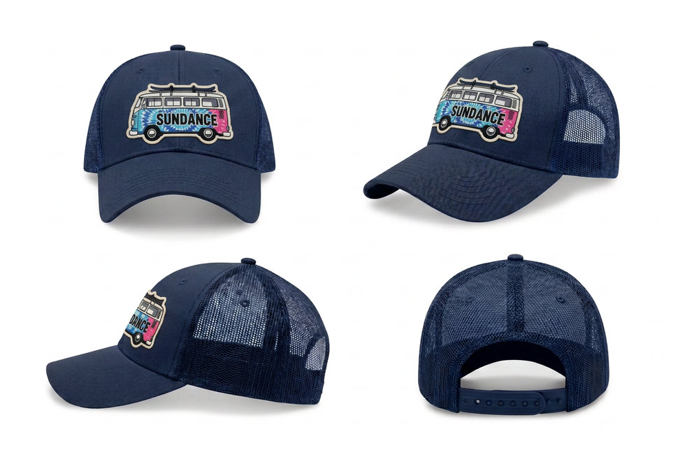 Sundance Hippie Bus Mesh Trucker Hat