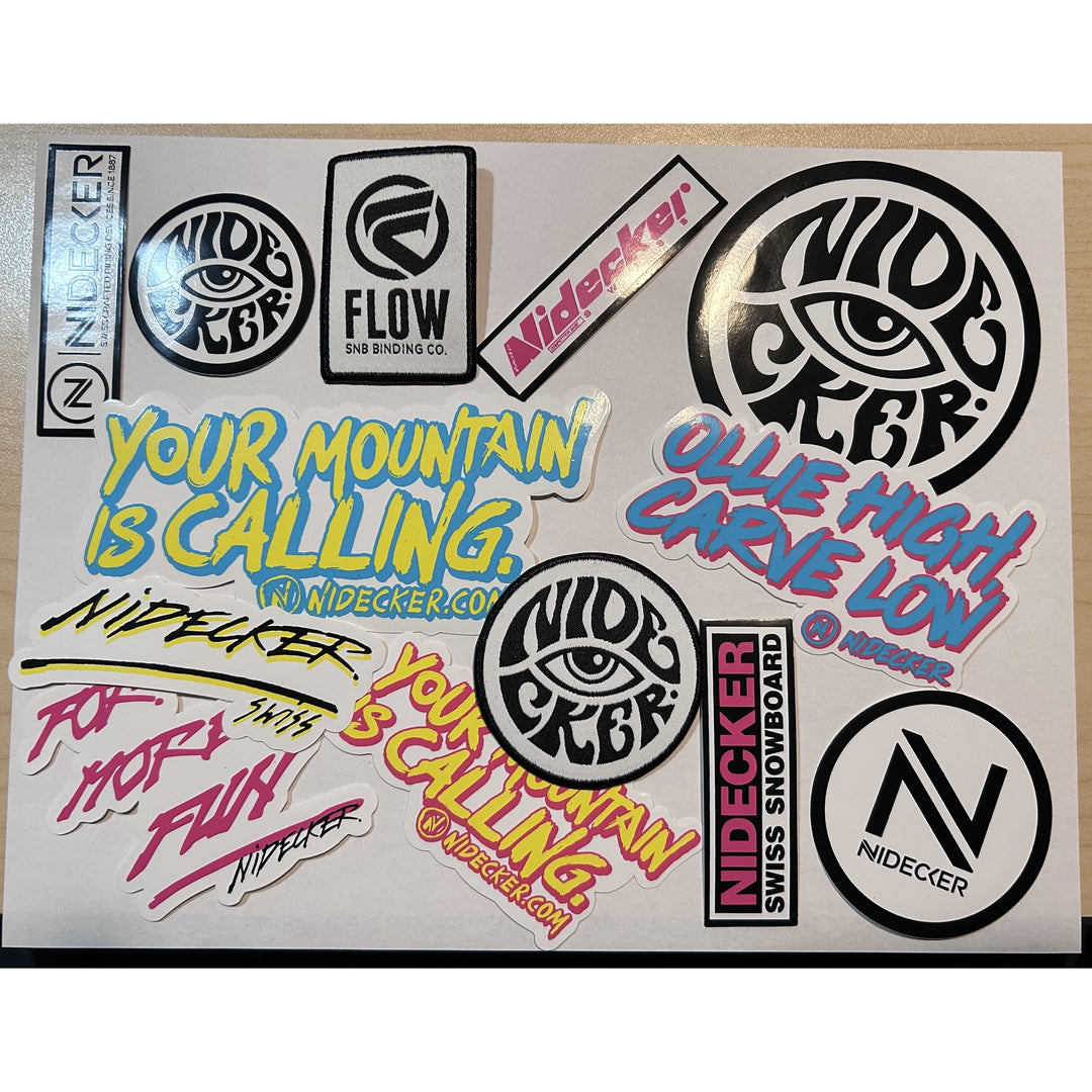 Nidecker &amp; Flow Sticker Pack