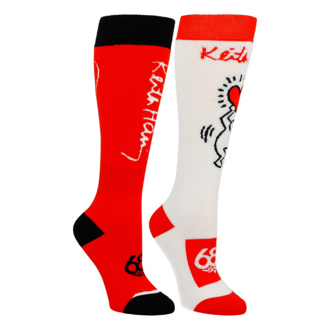 686 W Keith Haring Sock 2PK