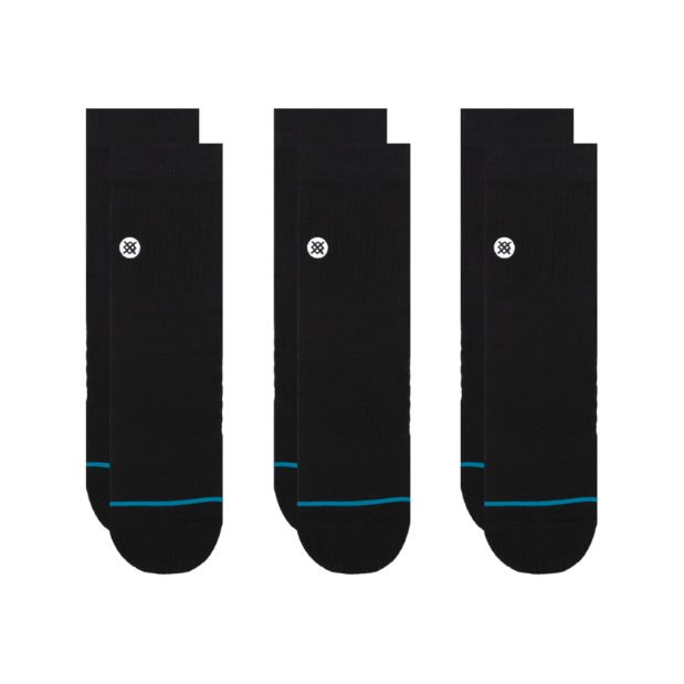 Stance Icon Quarter 3pk
