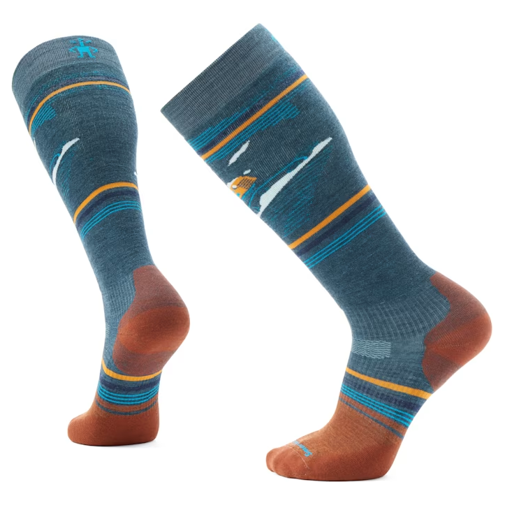 Smartwool Snowboard Targeted Cushion Piste Machine OTC Socks