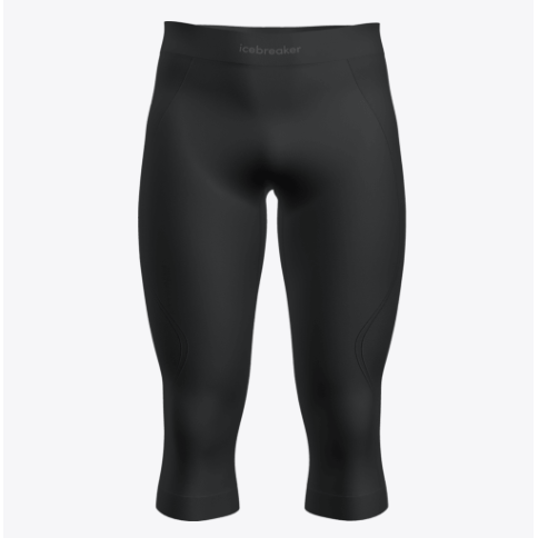 Icebreaker M Merino Blend 260 Zoneknit™ Seamless 18" 3/4 Tights