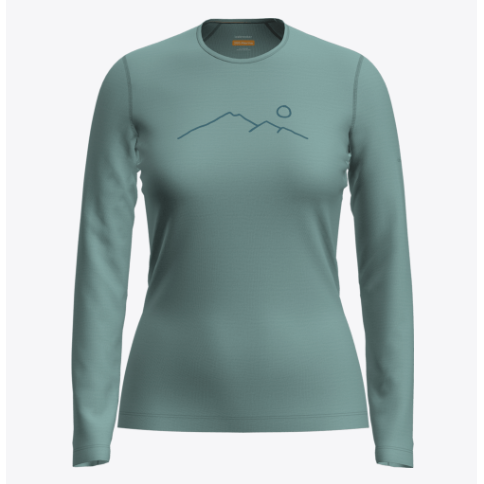 Icebreaker W Merino 200 Oasis LS Crewe GRX1