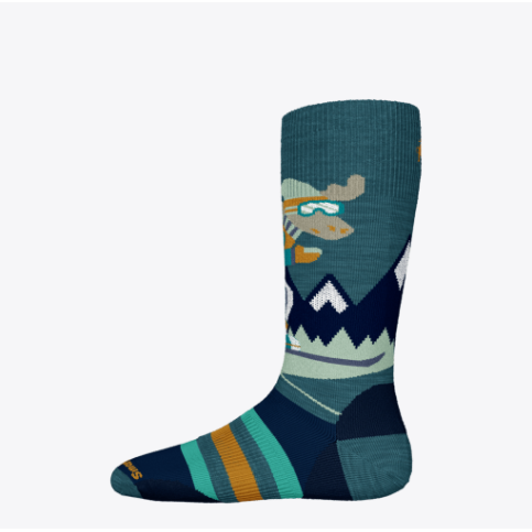 Smartwool Kids Wintersport Full Cushion Mountain Moose OTC Socks