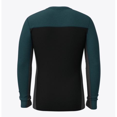 Smartwool M Classic Thermal Merino Base Layer Colorblock Crew
