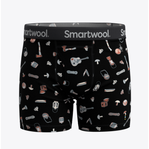 Smartwool M Merino Print Boxer Brief Boxed