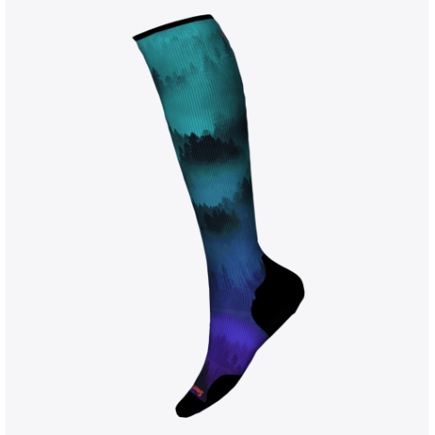 Smartwool Ski Targeted Cushion Compression Print OTC Socks