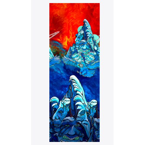 Smartwool Ski Targeted Cushion Winter Haze Print OTC Socks