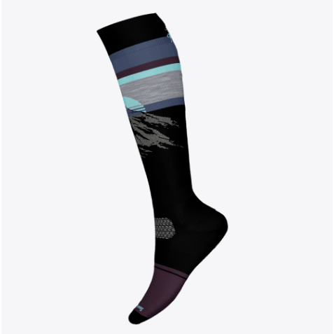 Smartwool Snowboard Targeted Cushion Mountain Sunrise OTC Socks