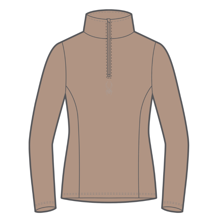 Spyder W Shimmer Bug 1/2 Zip