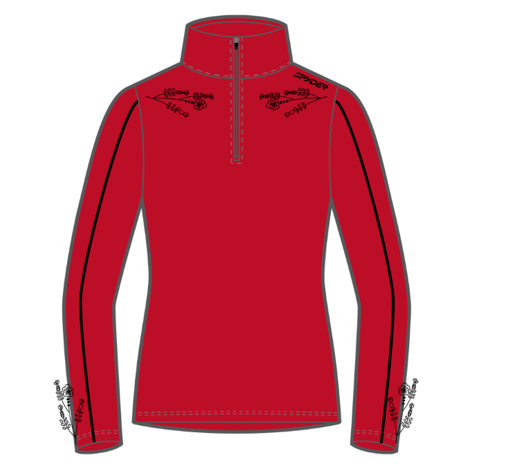 Spyder W Vivid 1/2 Zip