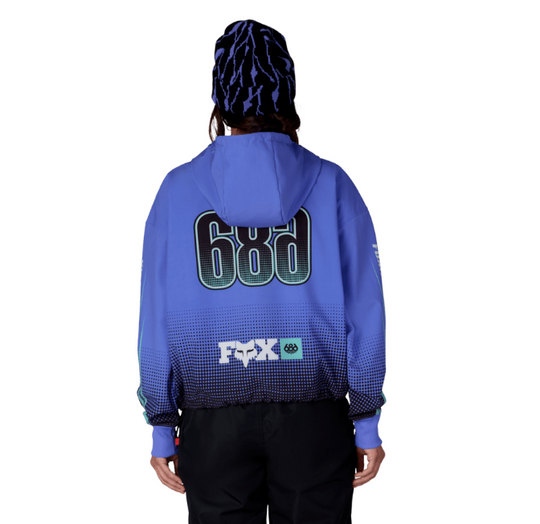 686 FOX RACING WATERPROOF CROP HOODY
