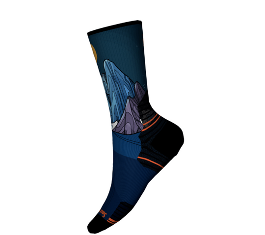Smartwool Hike Targeted Cushion Mountain Myth Print Crew Socks