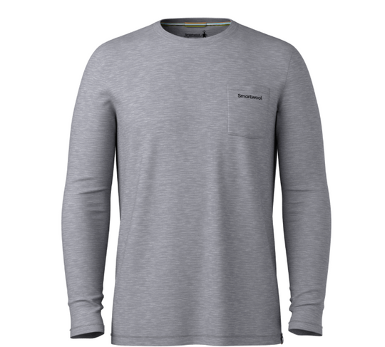 Smartwool M Hemp Blend Go Far Bear Long Sleeve Graphic Tee