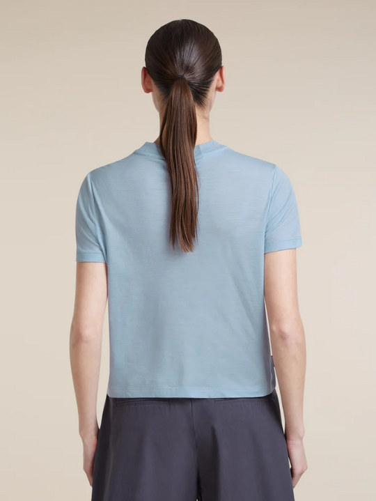 Icebreaker W Merino 150 Tech Lite SS Crop Tee Great Heights