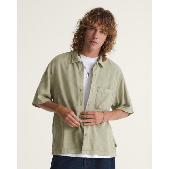 Vans M Van Doren Tencel Check Camp SS Shirt