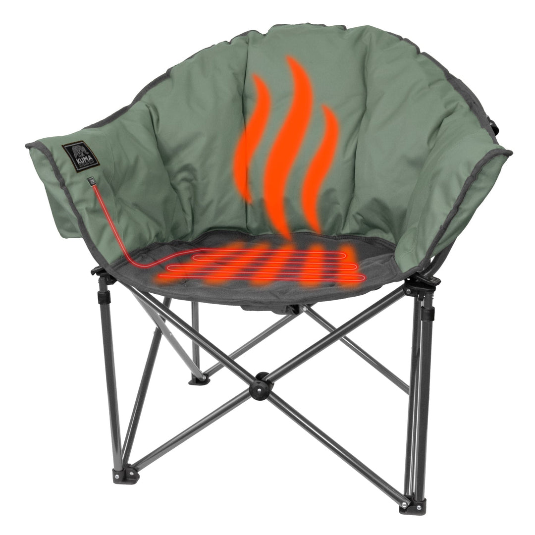 Kuma Lazy Bear Heated Chair w/ Power Bank &amp; Bluetooth