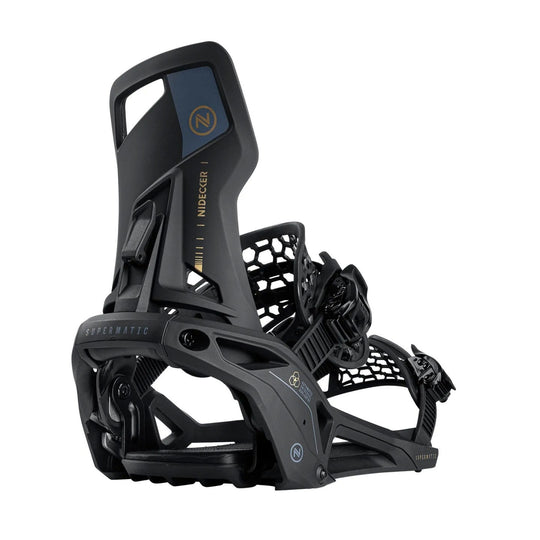 NIDECKER SUPERMATIC 2022-2023ビンディングLブラック Whitelines-100-Best-Bindings-