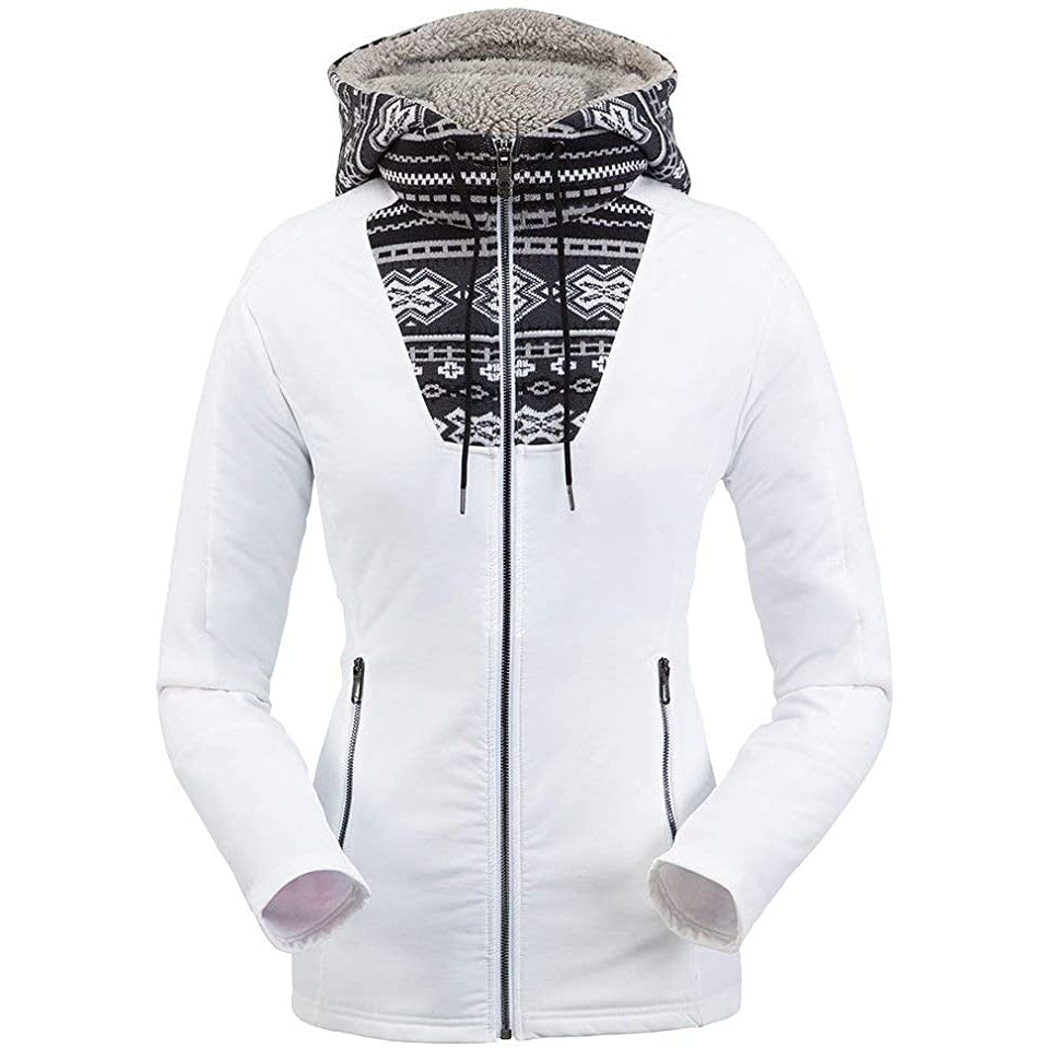 Spyder Soiree Hybrid Hoodie Fleece Jacket