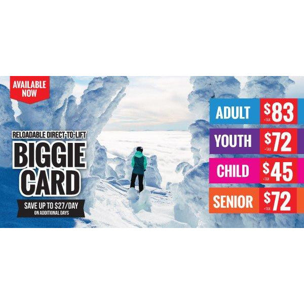 Biggie Card Adult 19+