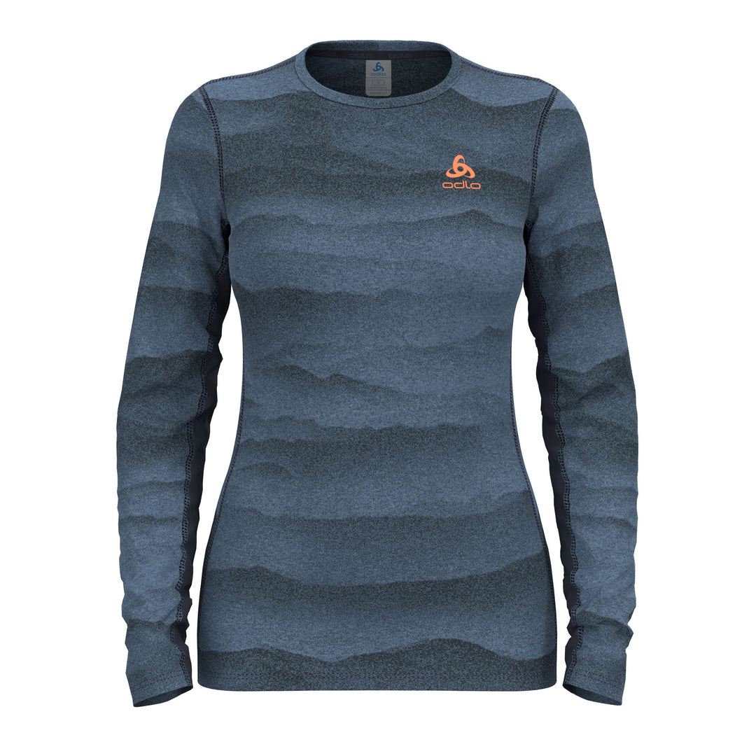 Odlo W Base Layer Top Crew Neck L/S Whistler Eco