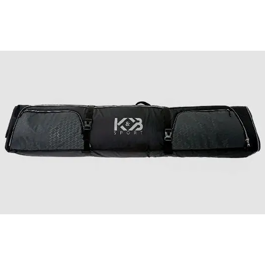 K&amp;B Adj. Double Ski Bag On Wheels