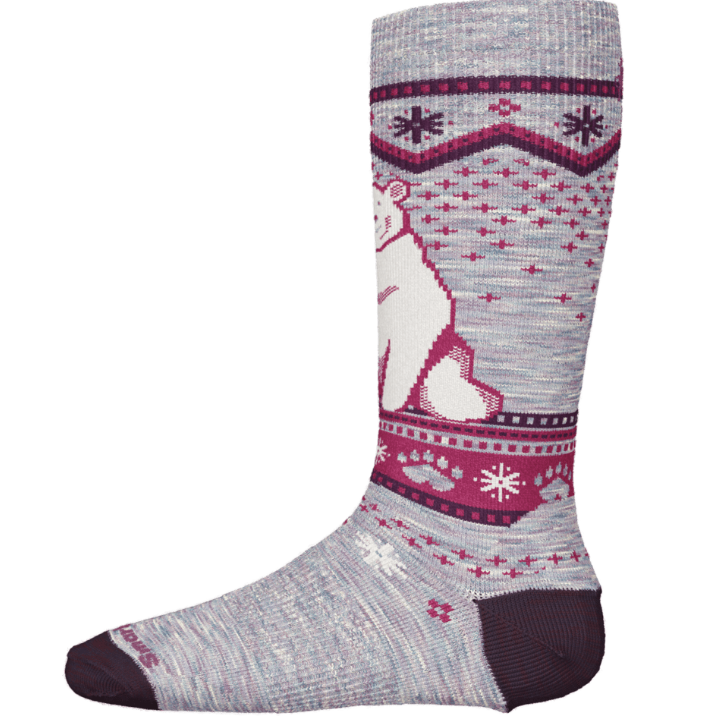 Smartwool Kids' Wintersport Full Cushion Polar Bear OTC Socks