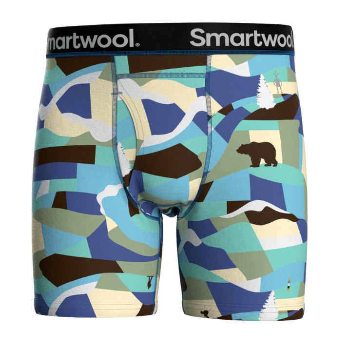 Smartwool M Merino Print Boxer Brief Boxed