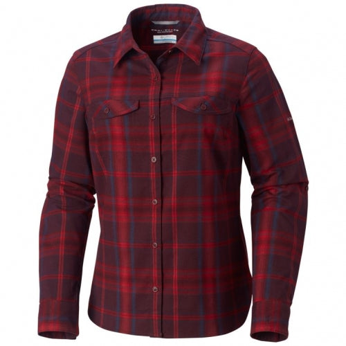 Columbia W Silver Ridge Long Sleeve Flannel